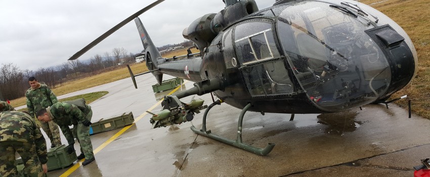 [VIDEO REPORTAŽA] Demonstracija naoružavanja helikoptera Gazela GAMA
