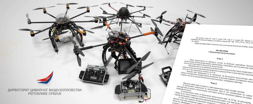 Direktorat Civilnog Vazduhoplovstva prvi put reguliše upotrebu civilnih dronova