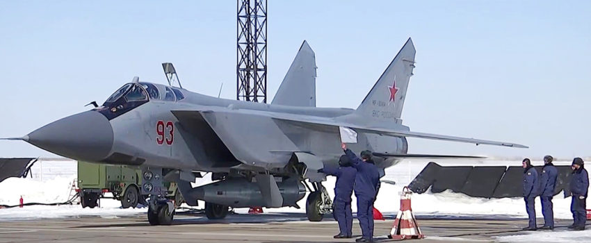 Ruski MiG-ovi 31 na dežurstvu s hiperzvučnim raketama sistema “Kinžal“