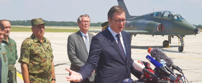 Vučić: Razvijaćemo pseudosatelit sa domaćom privatnom firmom, tražiću od Putina da dva Mi-35 dođu na paradu, MiG-ovi 29 nosiće imena poginulih pilota