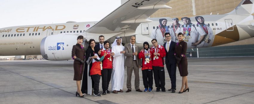 Etihad ervejz predstavio novu šemu bojenja u znak podrške Specijalnih olimpijskih igara u Abu Dabiju