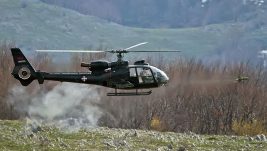 Udes helikoptera Gazela Vojske Srbije, posada lakše povređena
