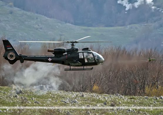 Udes helikoptera Gazela Vojske Srbije, posada lakše povređena