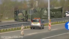Kod Ostružničkog mosta se prevrnulo borbeno oruđe artiljerijsko-raketnog sistema Pancir Vojske Srbije