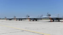 Održana svečanost povodom prijema lovačkih aviona MiG-29 koje je Belorusija donirala Srbiji