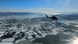 Letačka obuka pripadnika 98. vazduhoplovne brigade za letenje na helikopterima u zimskim uslovima