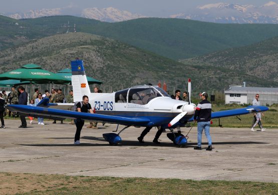 Šumski požari u Makedoniji: Zlin 143L Agencije za civilno vazduhoplovstvo uključen u nadzor požara iz vazduha, zajedno sa Hermes dronovima