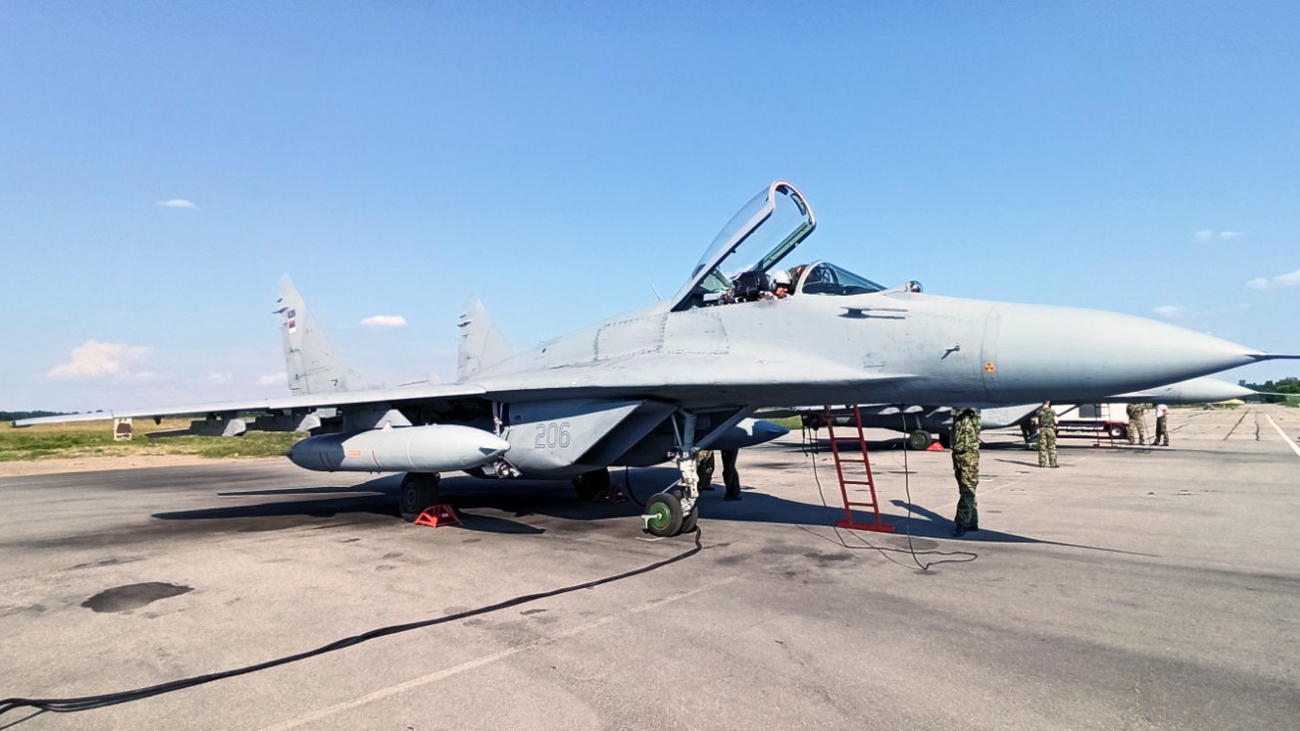 Saopštenje Ministarstva odbrane u kojem se kriju novi detalji vezani za flotu MiG-ova 29 srpskog RV i PVO