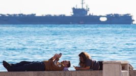 [FOTO-REPORTAŽA] USS George H.W. Bush: Već drugi američki nosač ove godine u Splitu