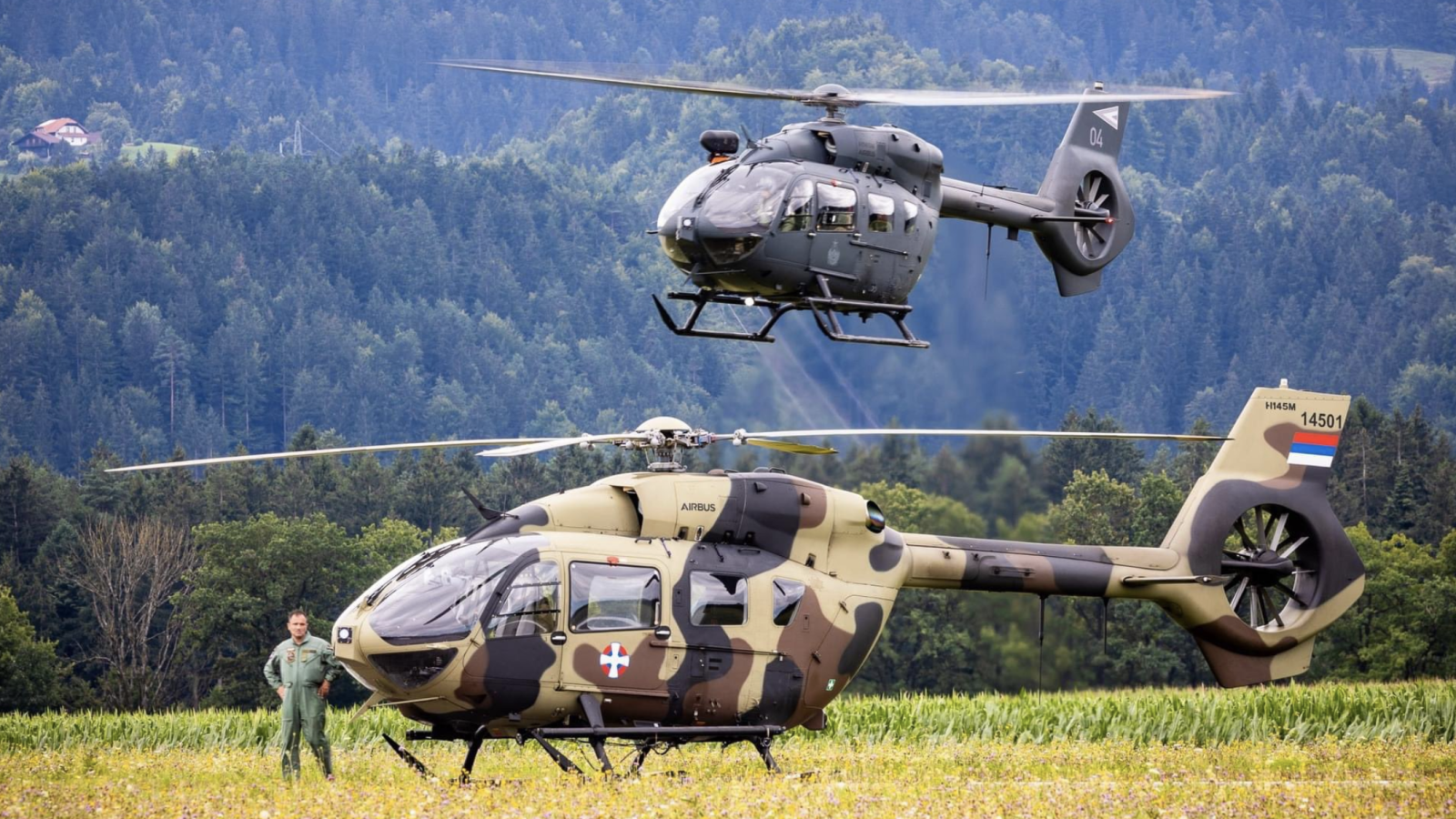 Prve fotografije helikoptera srpskog RV i PVO u pomoći Sloveniji