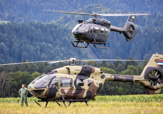 Prve fotografije helikoptera srpskog RV i PVO u pomoći Sloveniji