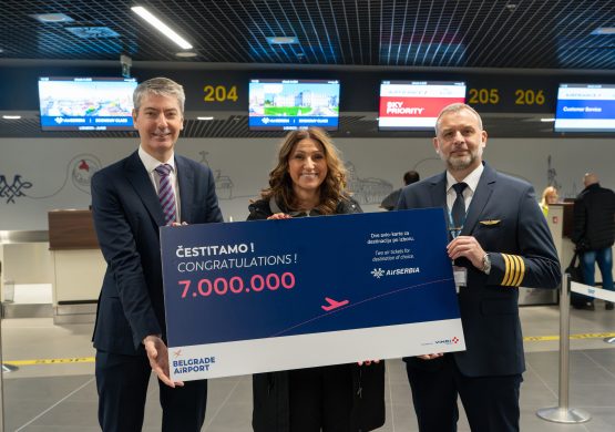 Aerodrom „Nikola Tesla“ danas prešao broj od 7 miliona opsluženih putnika