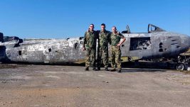 [EKSKLUZIVNO] Na Lađevcima u toku restauracija lovca F-86E “Sabre“