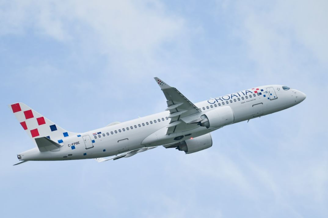 Croatia Airlines Preuzela Svoj Prvi Airbus A220 U Kanadi Tango Six 4715