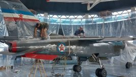 Kako je ofarban Orao 001 u Muzeju vazduhoplovstva