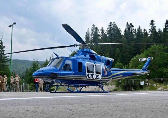 Helikopterska jedinica MUP-a Kantona Sarajevo dočekala prvi kupljeni helikopter Subaru Bel 412EPX